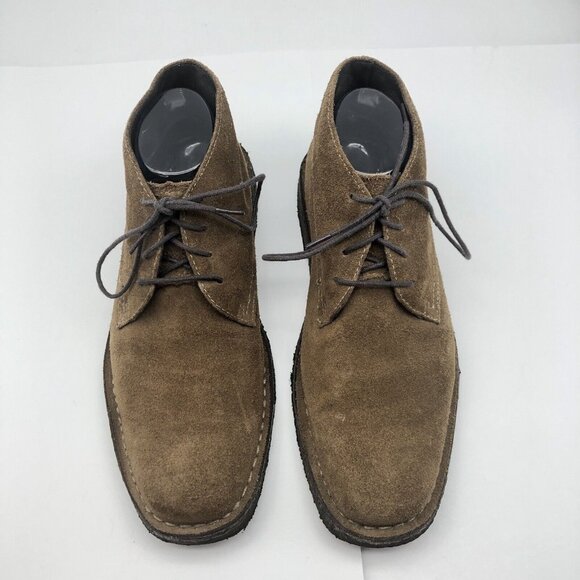 Johnston and Murphy Tan Brown Suede Chukka Ankle Boots Mens Size 8 - Picture 6 of 14